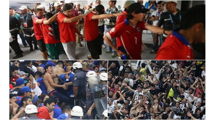 Brasil cerrará sus fronteras a los hinchas chilenos implicados en hechos de violencia