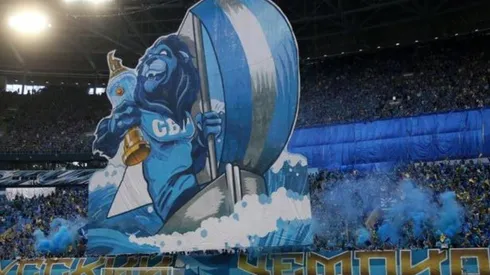 Tifo del Zenit