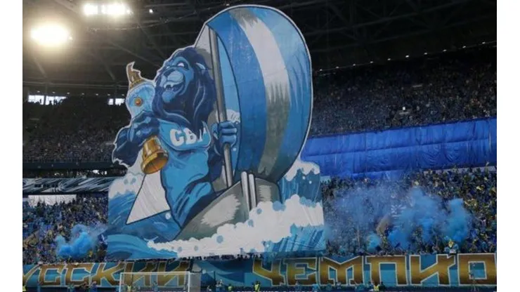 Tifo del Zenit
