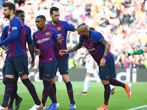 Gol del King: Vidal pone en ventaja al Barça contra Getafe