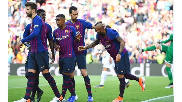 Vidal marca al Getafe.