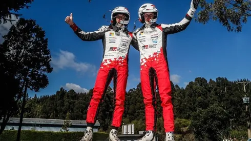 Los ganadores de Concepción posan al término de la prueba