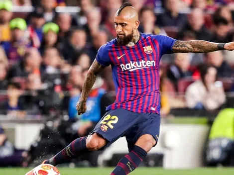 Arturo Vidal es titular en el Barcelona ante el Getafe