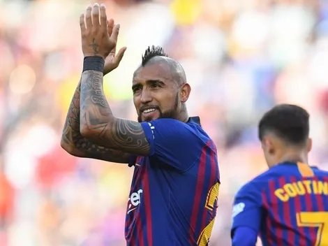 Gol de Vidal y triunfo del Barça contra Getafe