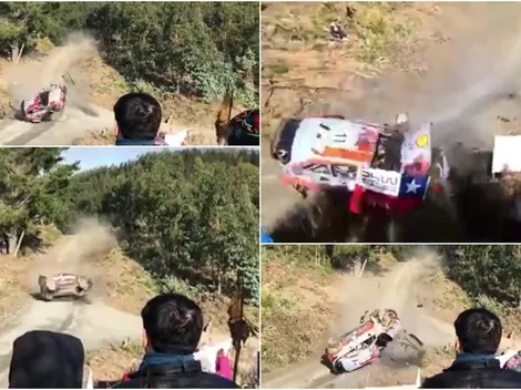 El campeón Neuville se da diez vueltas en volcamiento y abandona