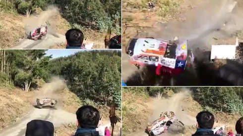 Tanto Neuville como su navegante resultaron ilesos tras violento volcamiento