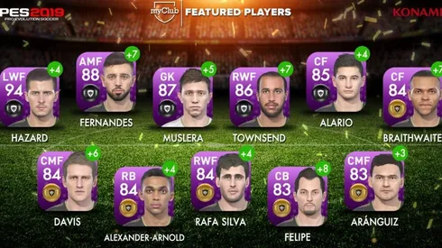 Aránguiz entre los jugadores de la semana en PES 2019