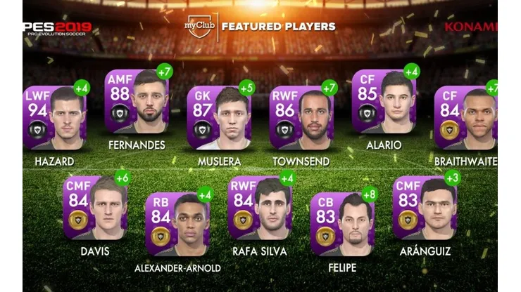 Aránguiz entre los jugadores de la semana en PES 2019