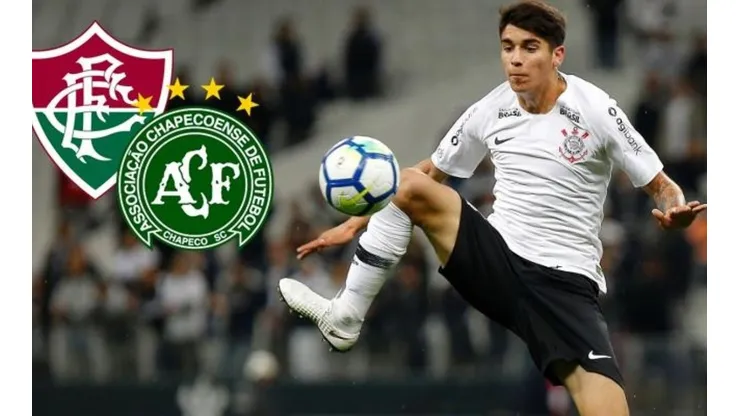 Ángelo Araos jugando por Corinthians