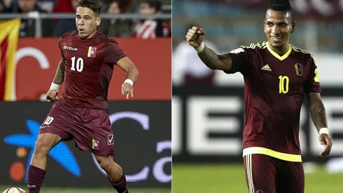 Soteldo y Otero jugando por Venezuela