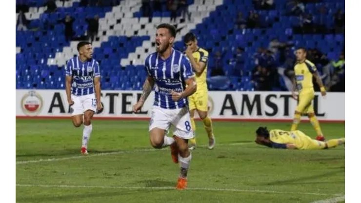Ángel González anotó el gol de los argentinos