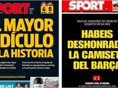 Prensa catalana pide cortar cabezas: "Deshonraron la camiseta del Barça"