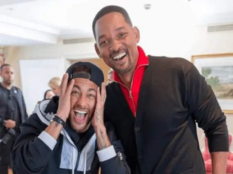 Neymar alucina con la visita de Will Smith a su casa en Francia