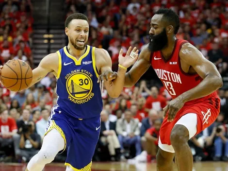 Dónde ver en vivo a Warriors vs Rockets en la NBA