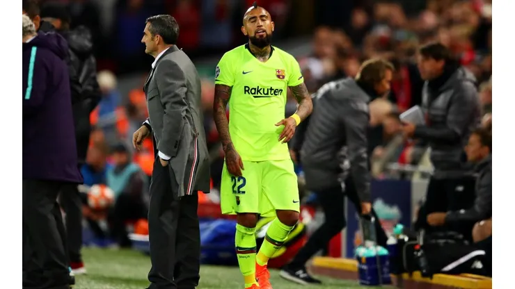 El polémico cambio de Valverde ante el Liverpool.