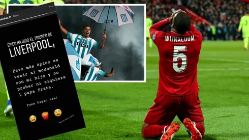 Díaz bromeó con su familia por el partido del Liverpool y su capacidad de no comer papas fritas