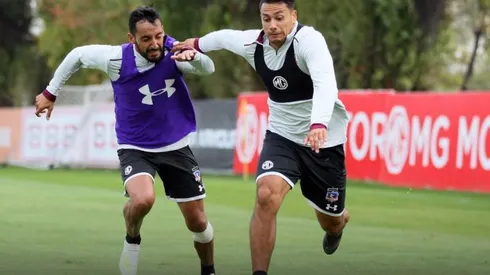 De la Fuente (izquierda) ya se entrena a tope