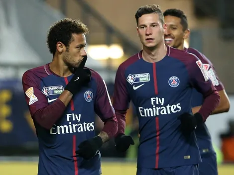 Neymar tuvo un duro encontronazo con Draxler tras un partido de liga
