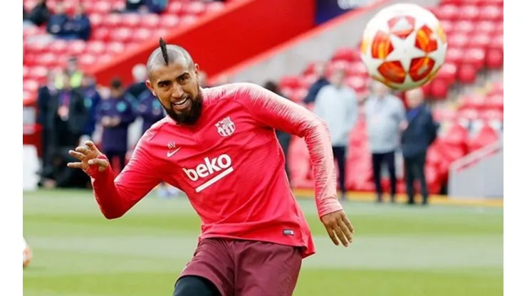 Vidal espera sumar su segunda titularidad consecutiva en Champions por el Barça