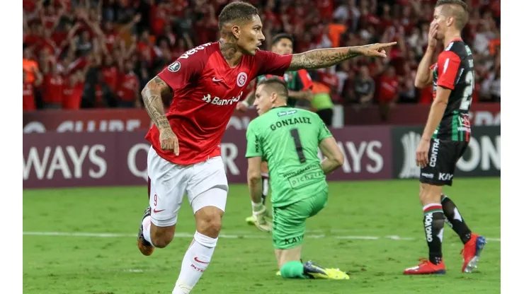 Guerrero volvió a jugar en Brasil con el Inter de Porto Alegre y le marcó a Palestino