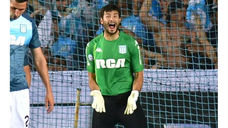 Javier García jugando por Racing
