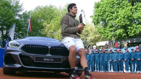 Garín con su nuevo chiche