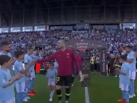 Cuadro a cuadro | Así fue el pasillo al Barcelona en Vigo