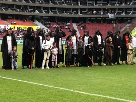 Club ecuatoriano celebra el día de Star Wars con disfraces
