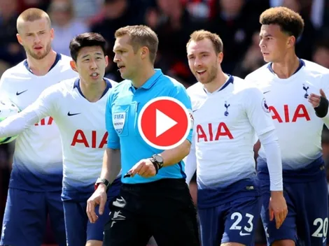 Tottenham cae y Sonaldo se va expulsado por buen tipo