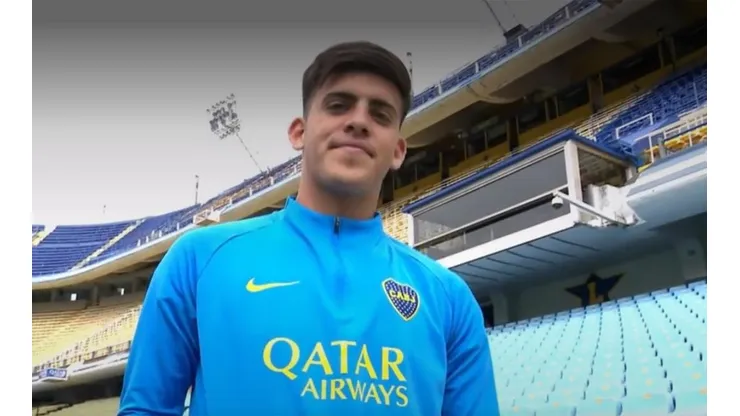 Brandon Cortés, el chileno de Boca Juniors.