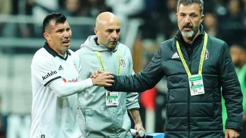 Medel el día que se lesionó