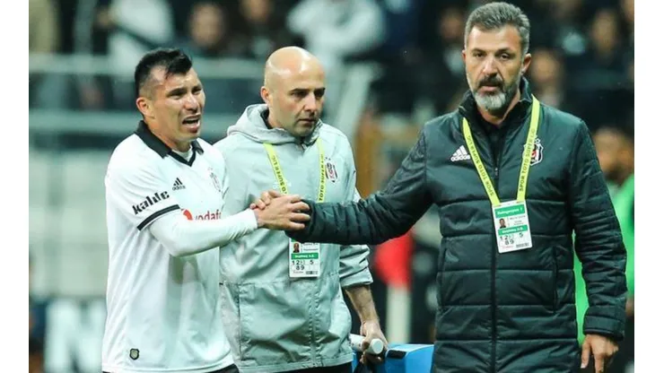 Medel el día que se lesionó