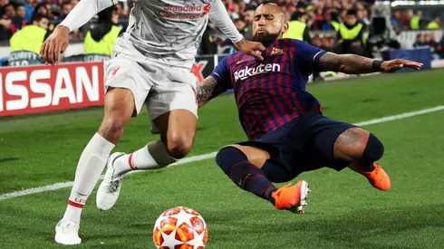 Vidal lo dejó todo en la cancha, por si no se notó