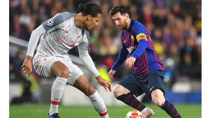 Van Dijk se rinde ante Messi: "Me alegro de no enfrentarlo cada temporada"