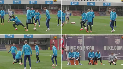 Vidal fue el centro de la atención en el regreso de Barcelona a los entrenamientos