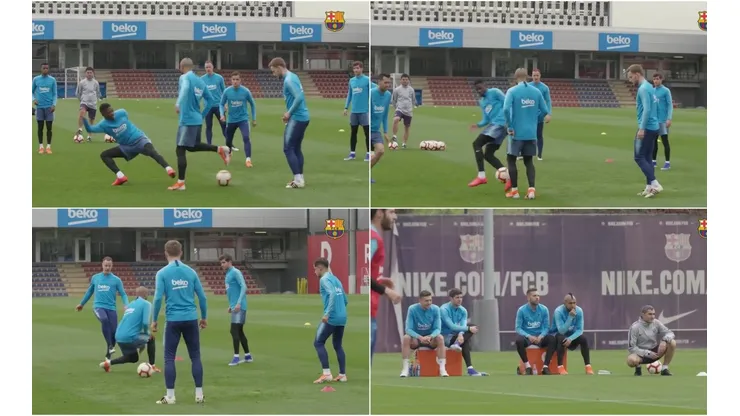 Vidal fue el centro de la atención en el regreso de Barcelona a los entrenamientos