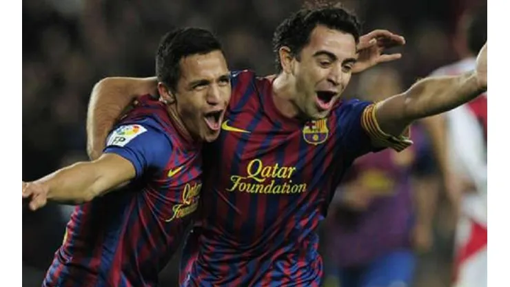 Xavi coincidió con Alexis en el FC Barcelona