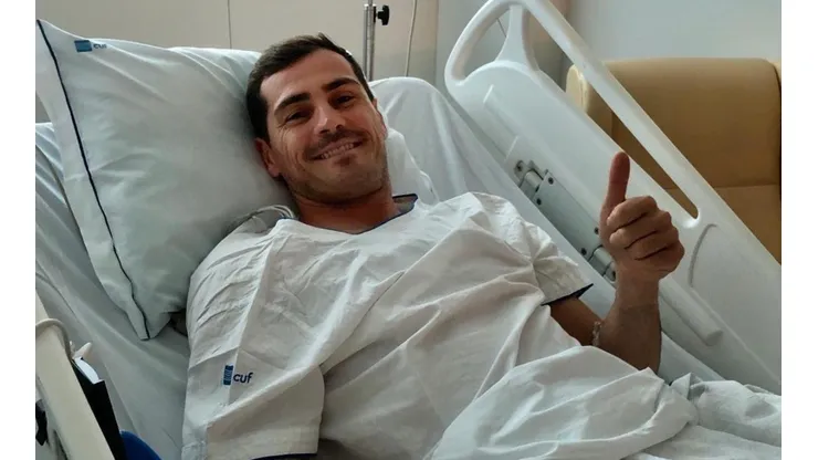 Casillas aparece tras el infarto: "Un susto grande"