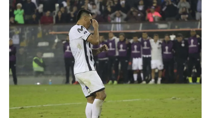 Paredes tras fallar el penal