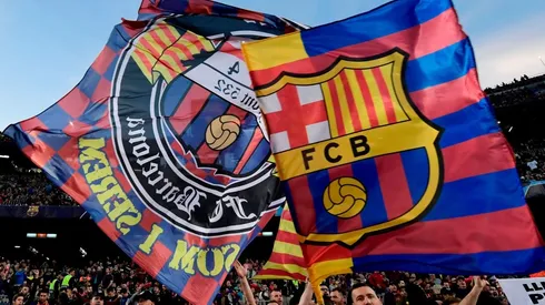 ¡Hermoso! El mosaico de la hinchada del Barca para recibir a su equipo