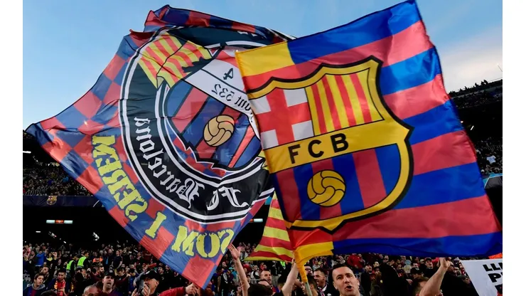 ¡Hermoso! El mosaico de la hinchada del Barca para recibir a su equipo