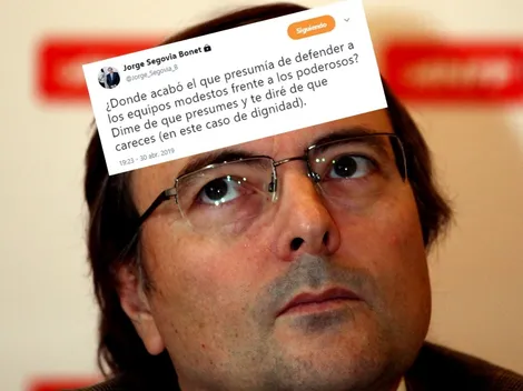 Jorge Segovia reventó a Harold Mayne-Nicholls por Twitter