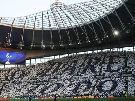 Poco sirvió: el bonito tifo del Tottenham contra Ajax