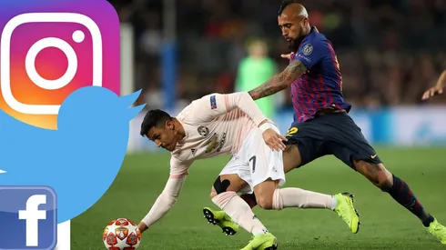 Arturo Vidal está a 1,7 millones de followers de Alexis Sánchez