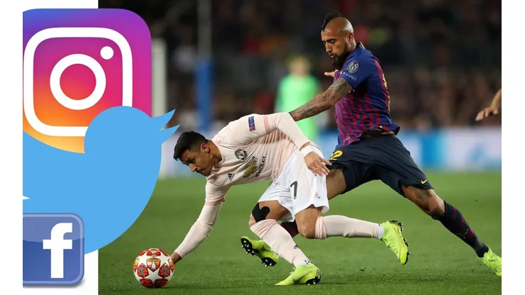 Arturo Vidal está a 1,7 millones de followers de Alexis Sánchez