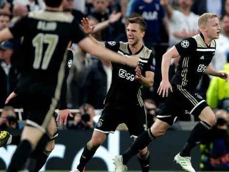 Pie en la final: Ajax se queda con la ida contra Tottenham en Londres