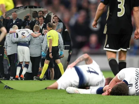 Durísimo: Vertonghen se retira nocaut en el Tottenham