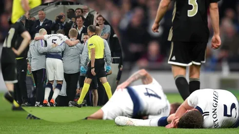 Tenso momento en la ida de la Champions.