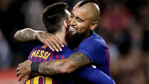 Vidal y Messi, los mejores contra Levante en el Campeón.