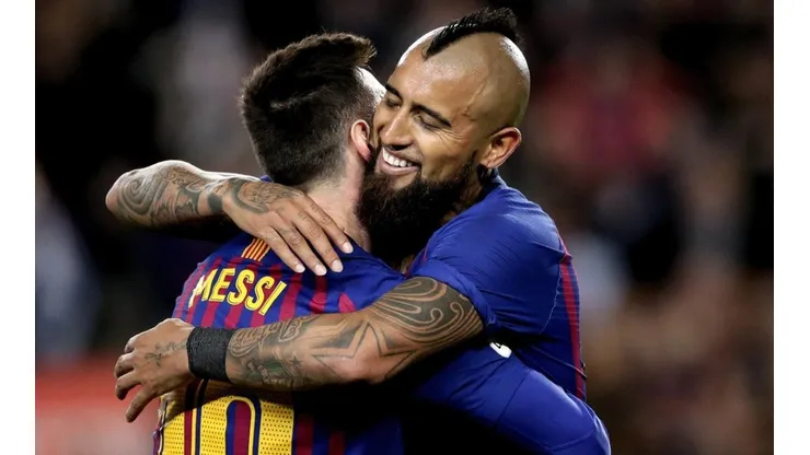 Vidal y Messi, los mejores contra Levante en el Campeón.